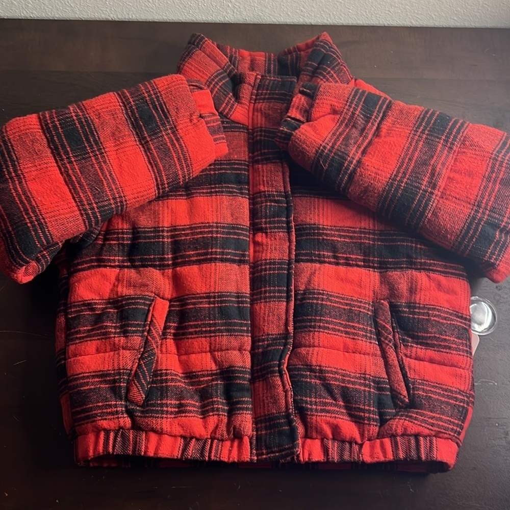 Ci Sono Los Angeles Plaid Bomber Jacket - Picture 4 of 11